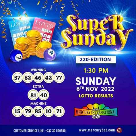 Mercury International Lotto Results .
